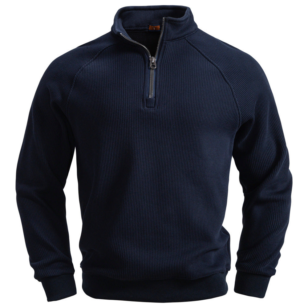 Men's Luxe Half-Zip Fleece Sweater