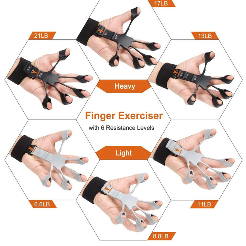 FlexFit: Enhance Your Finger Strength with our Silicone Grip Device