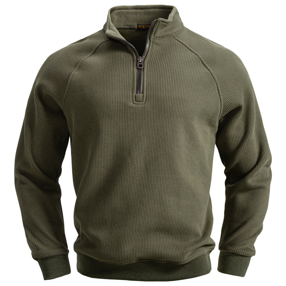 Men's Luxe Half-Zip Fleece Sweater