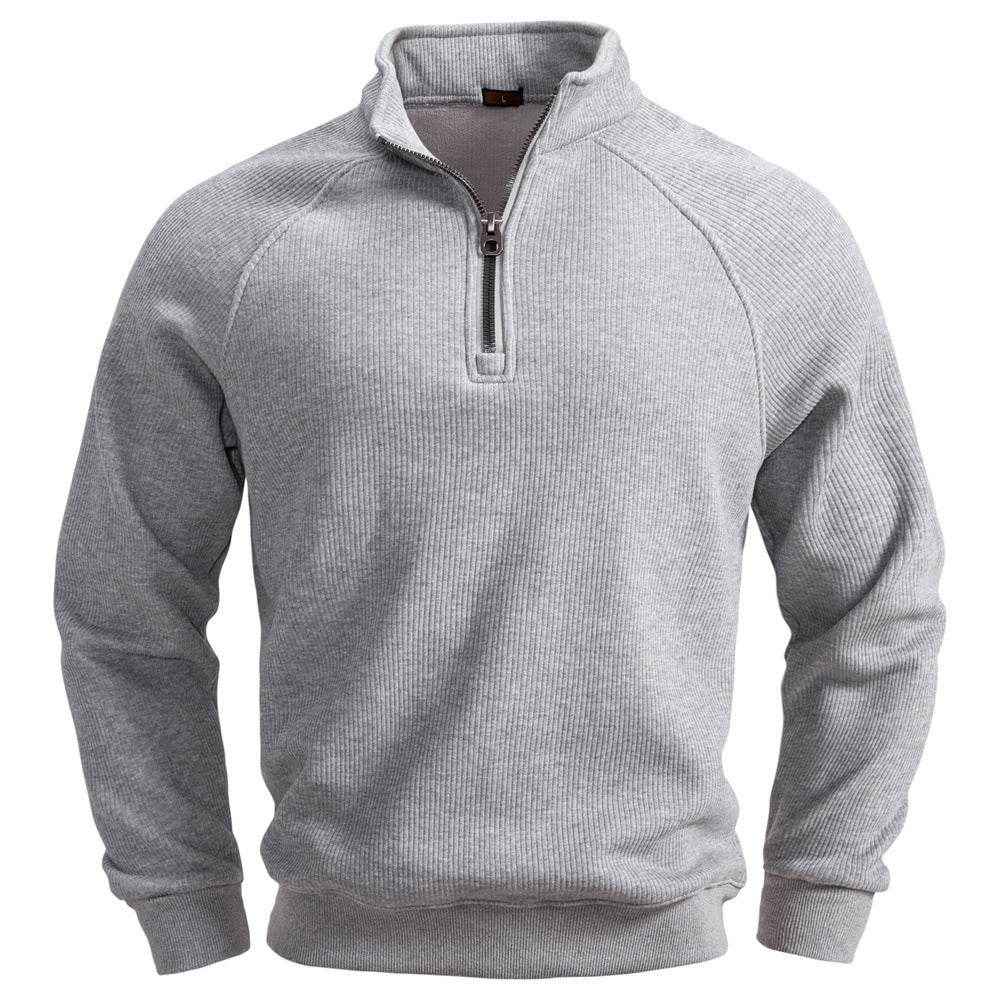Men's Luxe Half-Zip Fleece Sweater