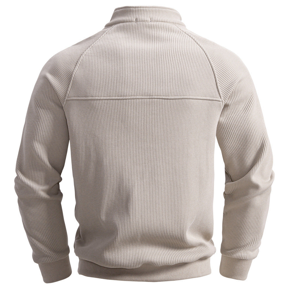 Men's Luxe Half-Zip Fleece Sweater
