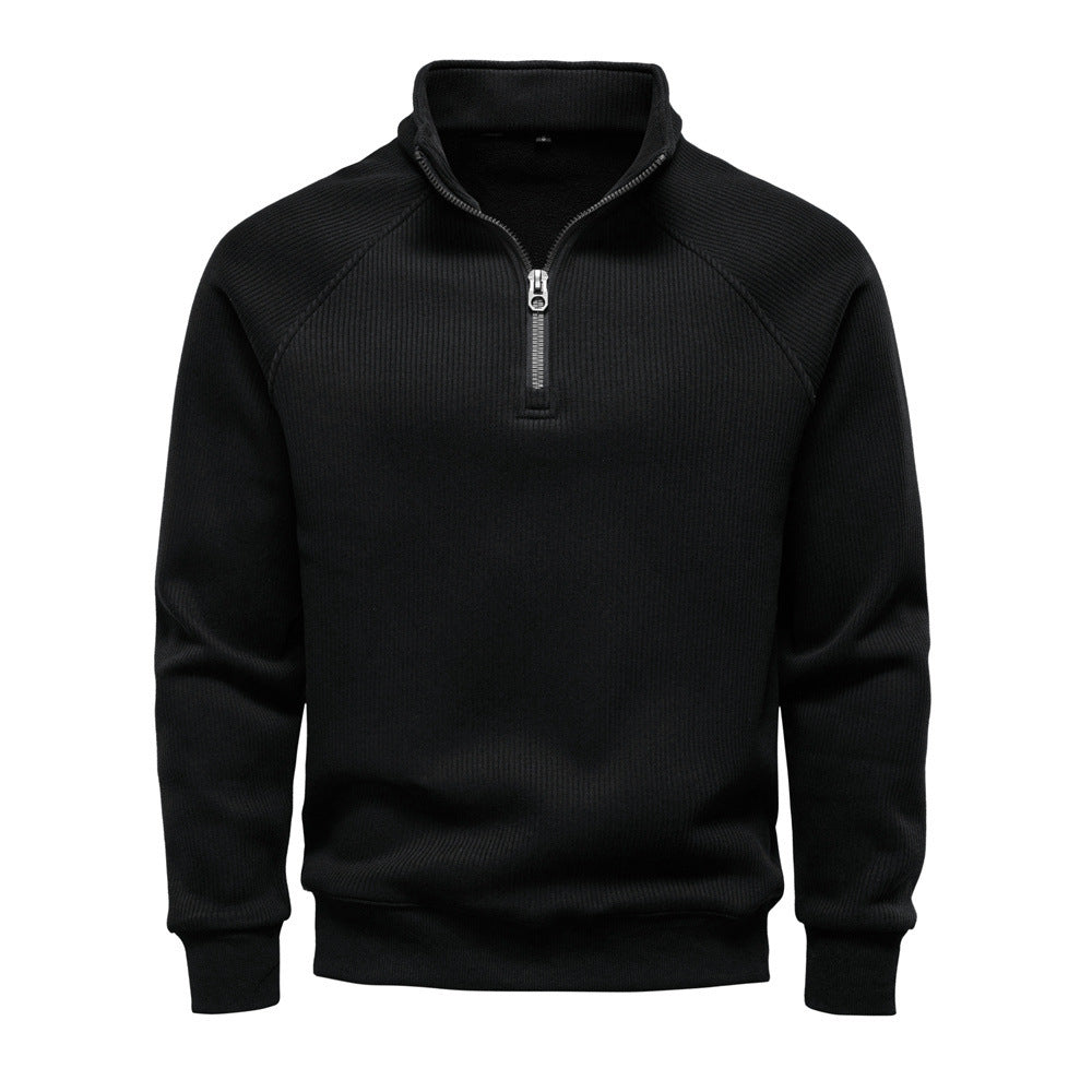 Men's Luxe Half-Zip Fleece Sweater
