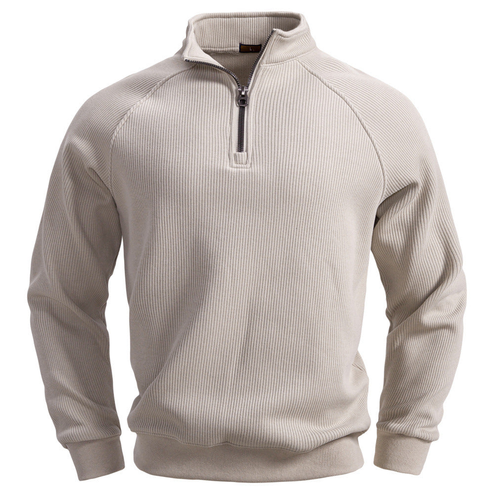 Men's Luxe Half-Zip Fleece Sweater