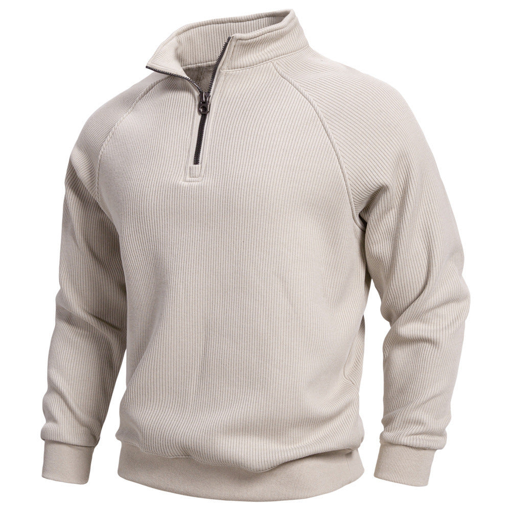 Men's Luxe Half-Zip Fleece Sweater