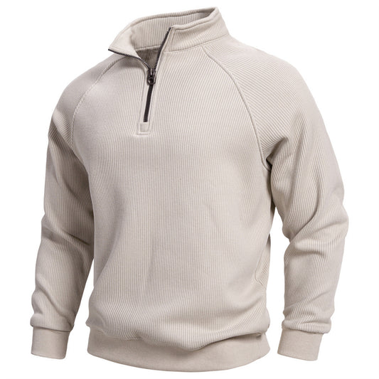 Men's Luxe Half-Zip Fleece Sweater