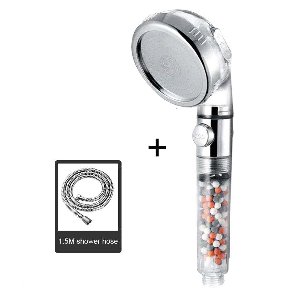 Eco-Pure High-Pressure Mineral Shower Head for Skin Revitalization