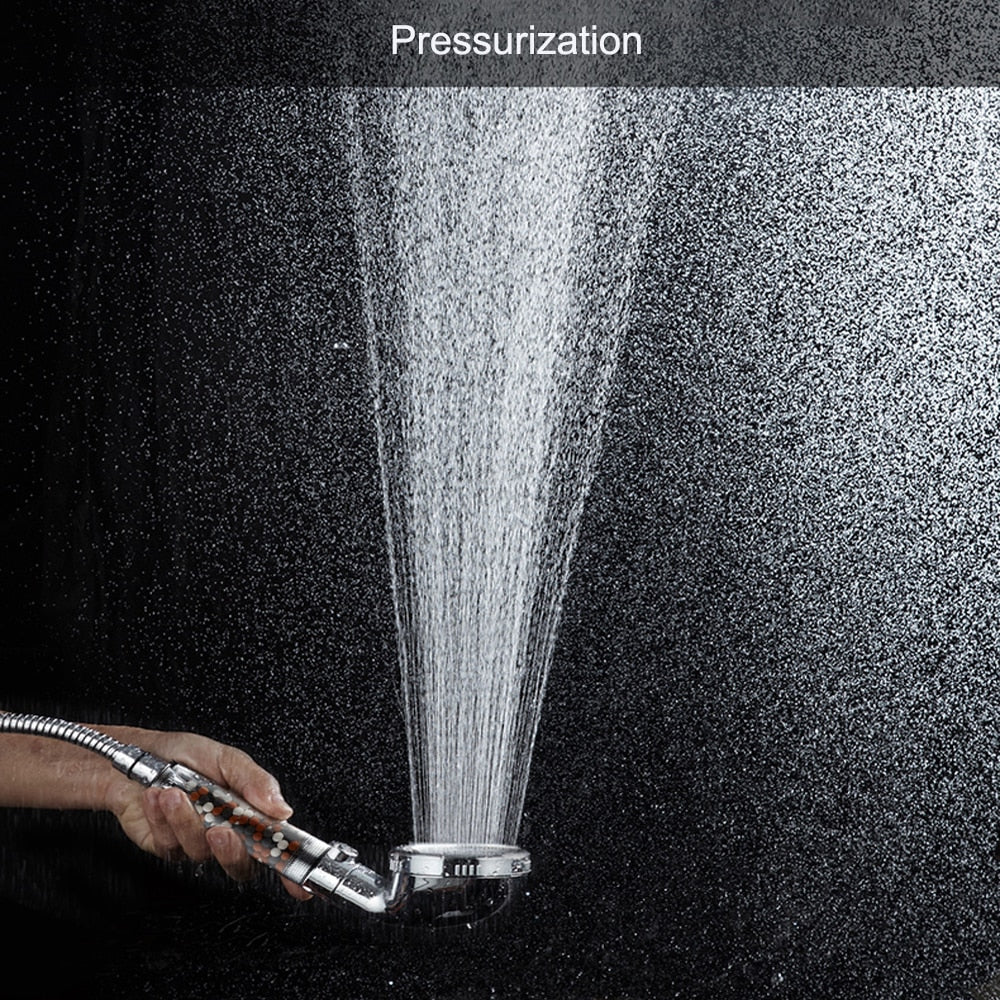 Eco-Pure High-Pressure Mineral Shower Head for Skin Revitalization