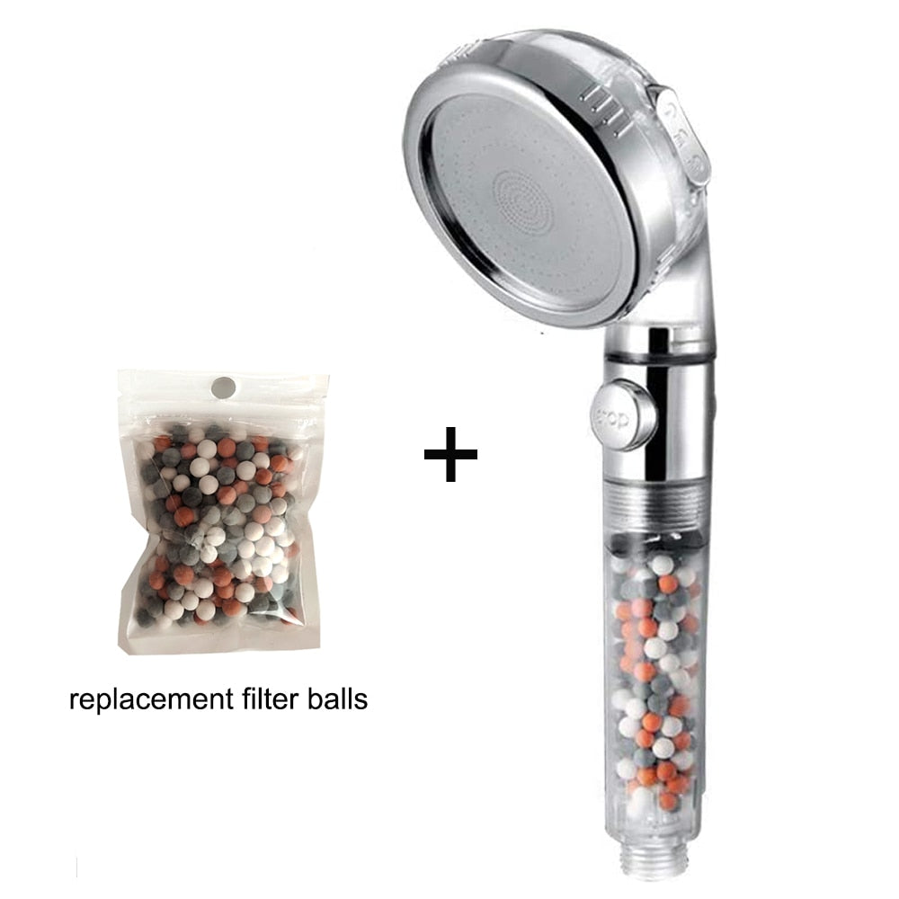 Eco-Pure High-Pressure Mineral Shower Head for Skin Revitalization