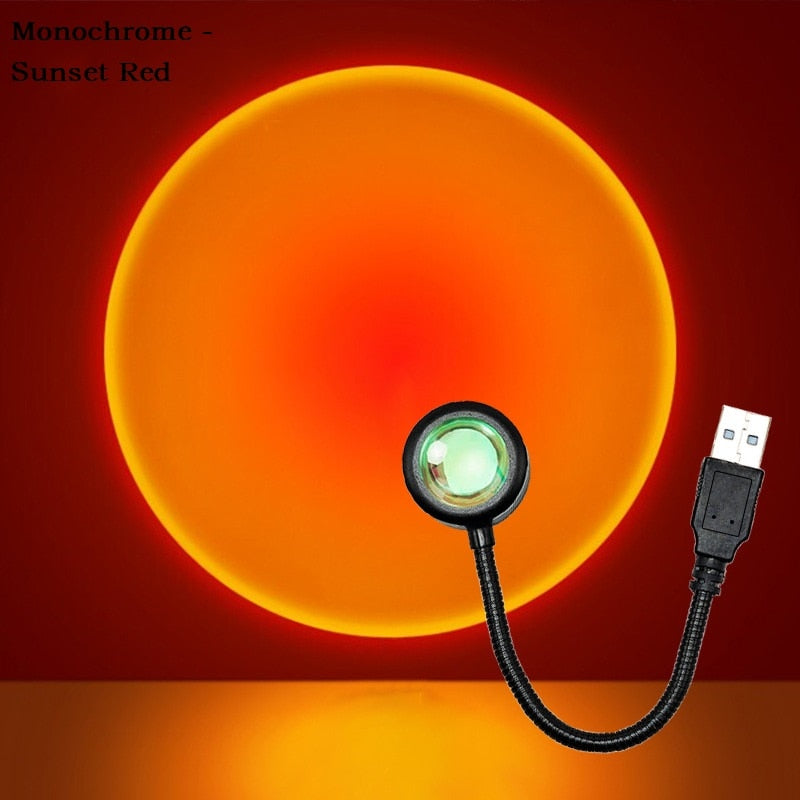 Embrace Serenity: USB Sunset Light - Illuminate Your Space with Tranquil Ambiance