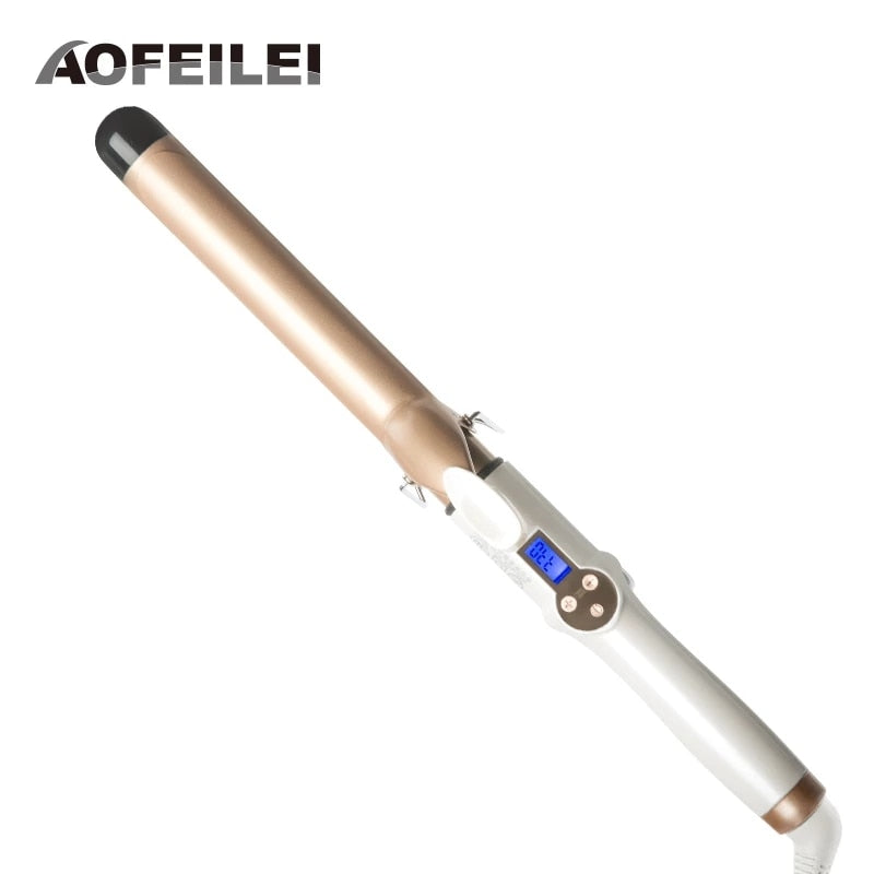 Effortless Elegance: Auto-Rotating Ceramic Curling Iron for Women