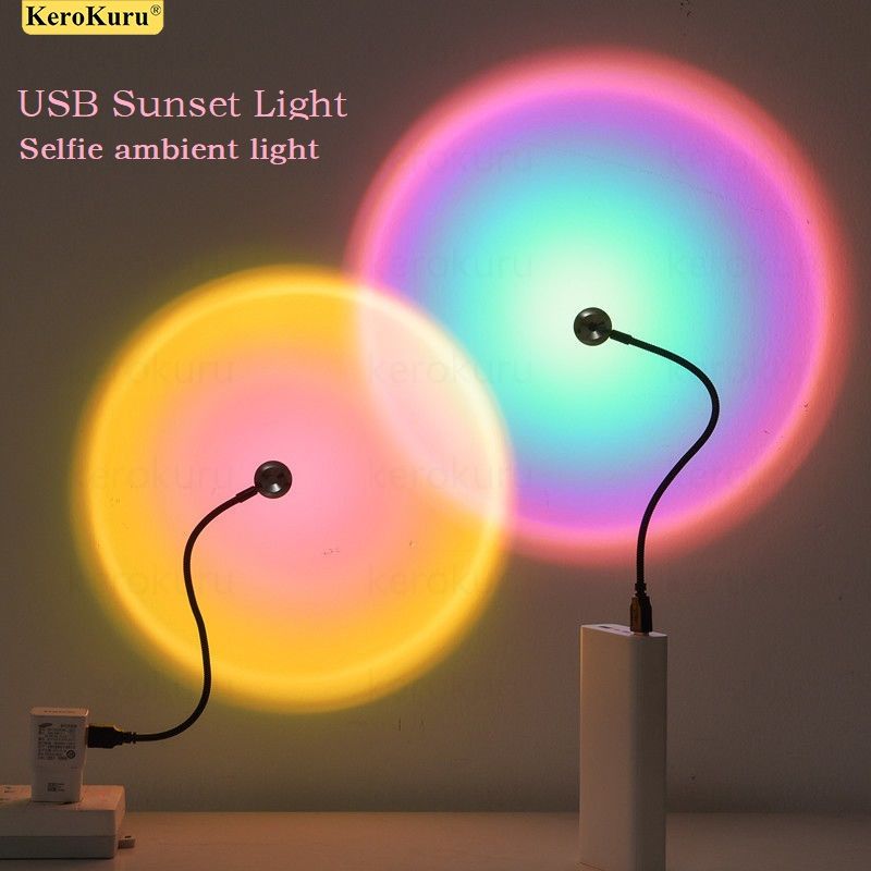 Embrace Serenity: USB Sunset Light - Illuminate Your Space with Tranquil Ambiance